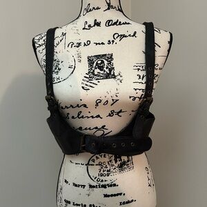 Free People Black Leather Harness